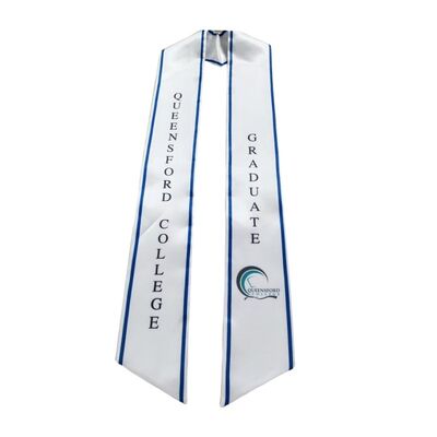 Full Colour Printed Polyester Stoles For Graduation Honor Custom Made